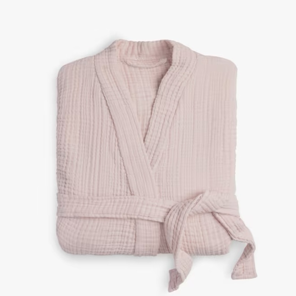 Pink parachute cloud cotton robe
